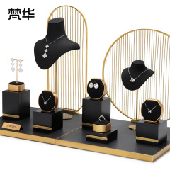 工厂直供轻奢珠宝首饰展示架专柜戒指项链耳环吊坠陈列道具定制