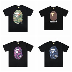 越境潮牌男女カップルtシャツ男性キャラクター丸襟半袖