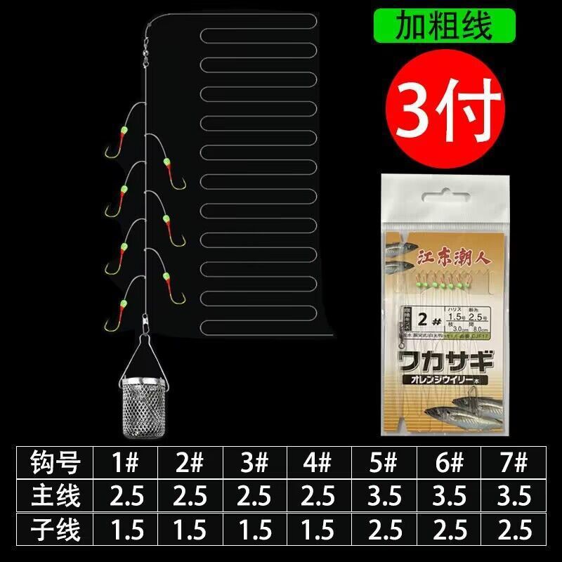 ↑ 7 ganchos, puntos verdes y líneas gruesas (3 pagos) con jaulas - Lista de compras obligatorias