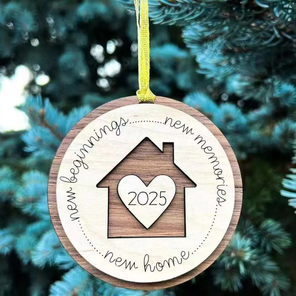 2025 new style Christmas new home new memories wooden home holiday…