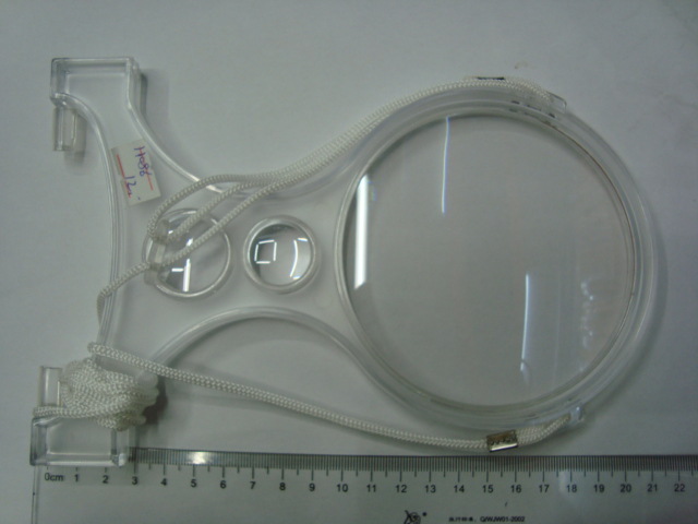 挂式放大镜 带绳子 刺绣 塑料制品辅助式凹凸镜一件带发高倍