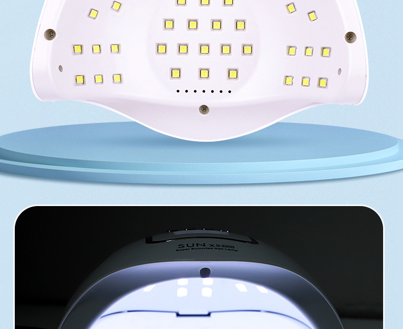Grenzüberschreitende Nagelmaschine Fototherapi-Lampe 150W Nagelausgehärtete Lampe Trockner Nagellack Klebstoff schnelltrocknende LED-Nagellampe X5MAX