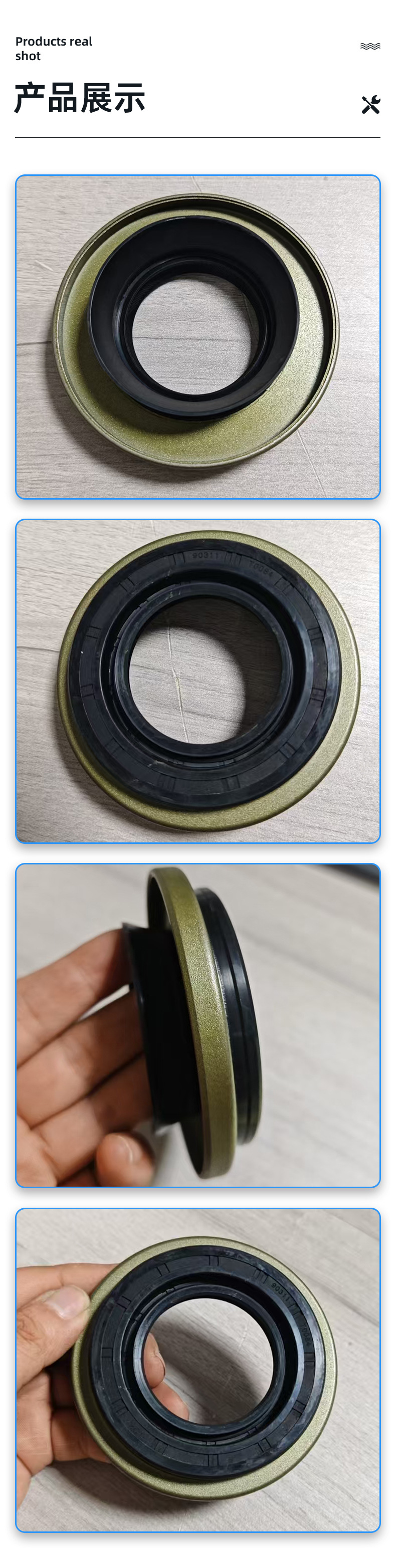 Sealing Ring 90311-t0084 90311-t0083 Bearing Rear Wheel Oil Seal Half Axle Toyota Auto Parts