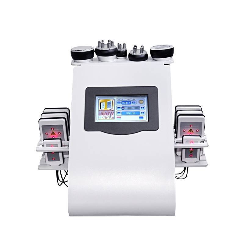Dispositivo de belleza y cuerpo tres en uno 40K máquina de vaciado instrumento de adelgazamiento plástico explosivo RF instrumento de masaje de belleza adelgazante