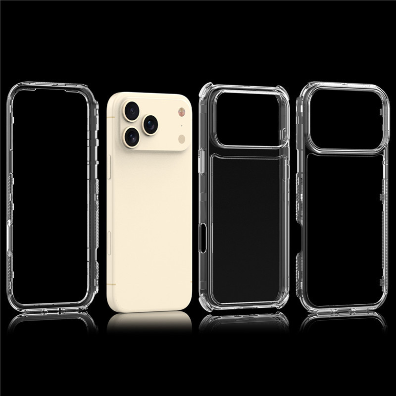 新款使用iPhone17 Pro Max透明手机壳XS Max炫影亚克力四角防摔壳