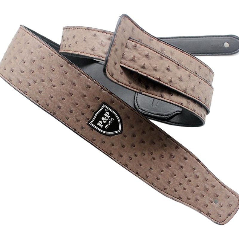 PP correa de hombro ancha correa de guitarra eléctrica de cuero PU correa de Bajo Eléctrico correa de guitarra personalizada