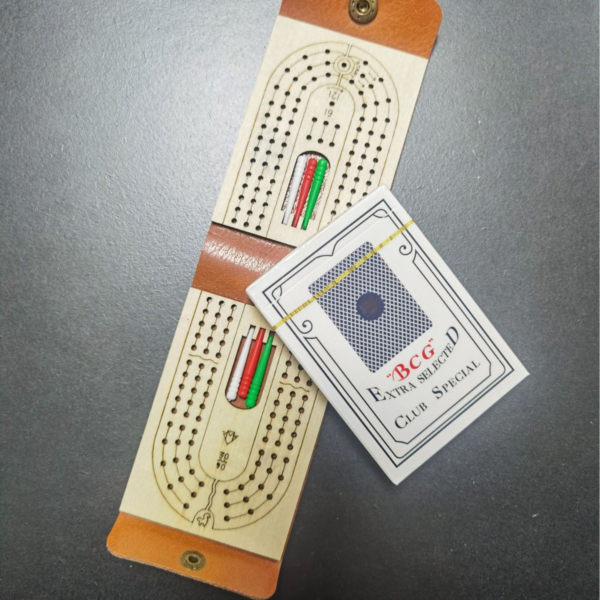 跨境克里比奇纸牌游戏计分游戏板Cribbage桌游木质棋盘游戏扑克