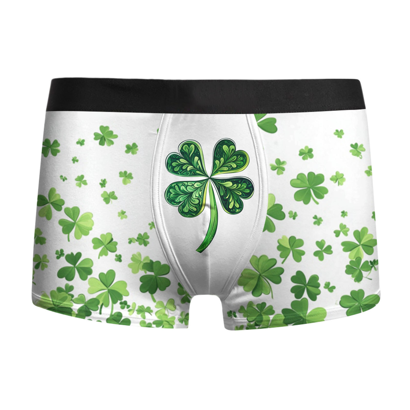Ropa interior para hombre St. Pa Day, pantalones cuadrangulares para hombre, calzoncillos bóxer de cintura media de gran tamaño transpirables, estampado 3D MP01