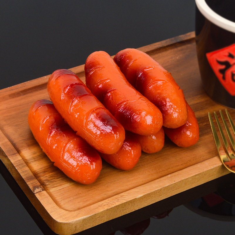 Simulation Roasted Sausage Model Creative Simulation Food Play Catch Baby Machine Toy Simulation Roasted Sausage Hot Dog Ham Sausage Model