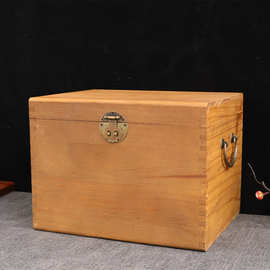 茶叶包装盒复古木制翻盖式礼品盒普洱茶散茶包装空盒通用包装盒