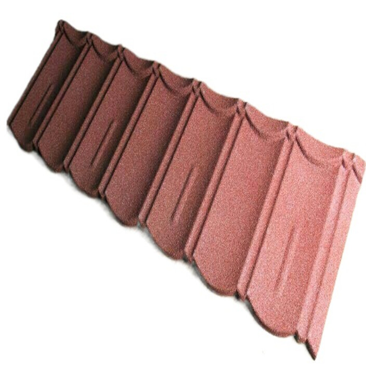 五河圆弧彩石金属瓦价格 罗马砂粒瓦 木纹彩砂瓦 旧房改造施工