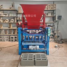 龙邦出口半自动水泥砖机 混凝土砌块成型机 大型制砖设备