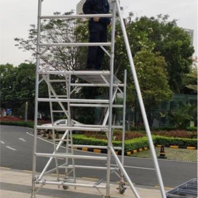 佛山厂家可出口欧标检修平台铝合金脚手架租赁哪家好外销库存脚手