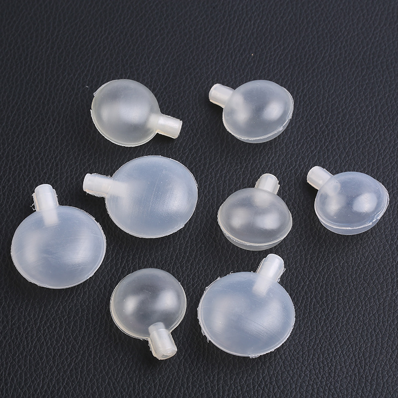 White plastic round air bag