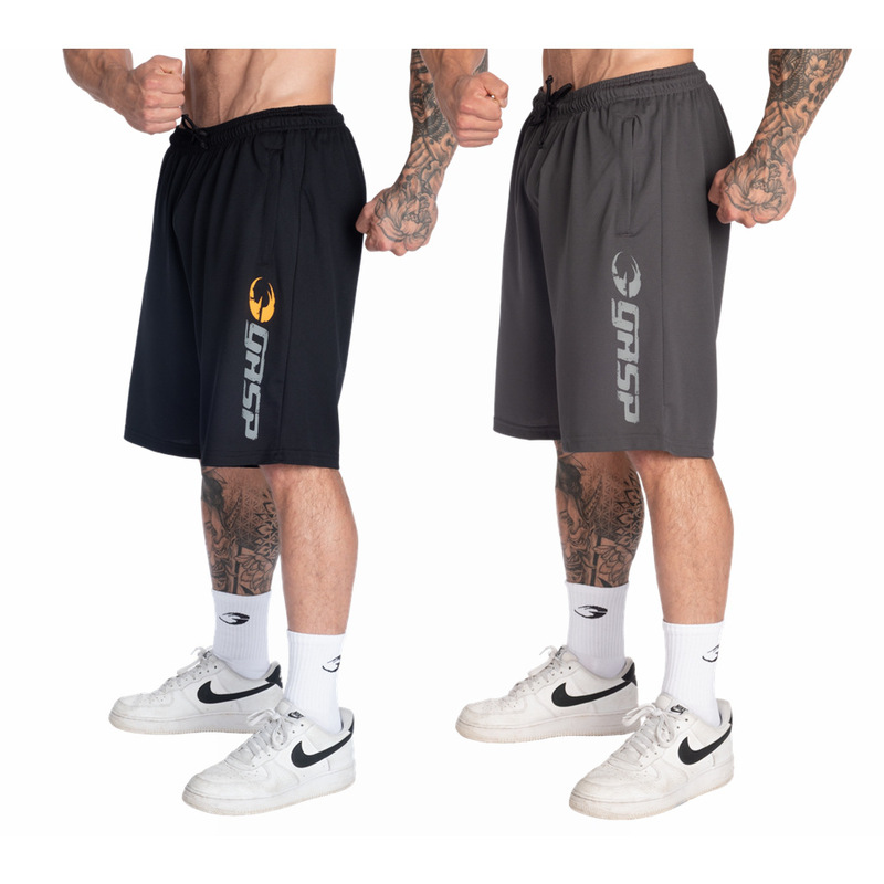 Gasp New Breathable Moisture-Wicking Quick-Drying Sports Bodybuilding Fitness Leisure Running Breathable Sweat-Wicking Shorts