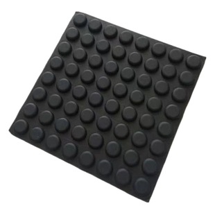 Black flat cabinet furniture non-slip anti-collision foot pad cushion shock absorption silencer particle anti-collision pad self-adhesive silicone pad