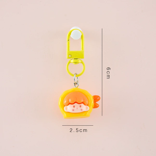 Fruit Azhuo girl keychain/Tianfuluo
