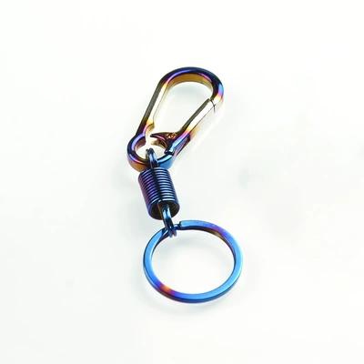 Digər kuzov və aksesuarlar motorcycle scooter electric car modified - burnt-titanium-keychain-blue-and-white