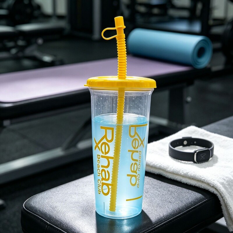Single-Layer Pp Water Cup That Changes Color When Cold, Portable and Stylish, Suitable for Postgraduate Exam Preparation, Study Rooms, and for Drinking Water, Cold Drinks, and Coffee