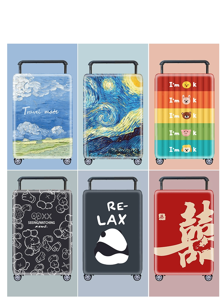 Защитный чехол для багажа с расширенной ручкой 28inch Чехол для чемодана на колесиках 20/26/ 24inch Чехол для дорожного чемодана износостойкий