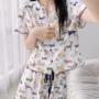 夏季新款短袖日系棉睡衣