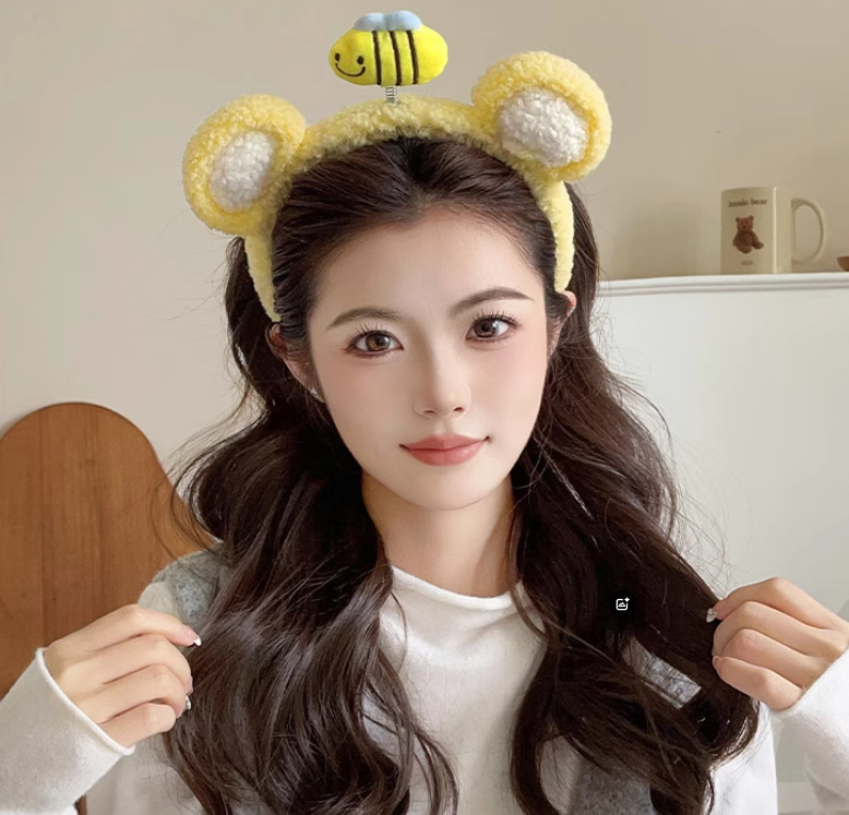 可爱扭扭棒大眼仔洗脸发箍女2025新款搞怪可爱氛围感趣味拍照头饰|undefined