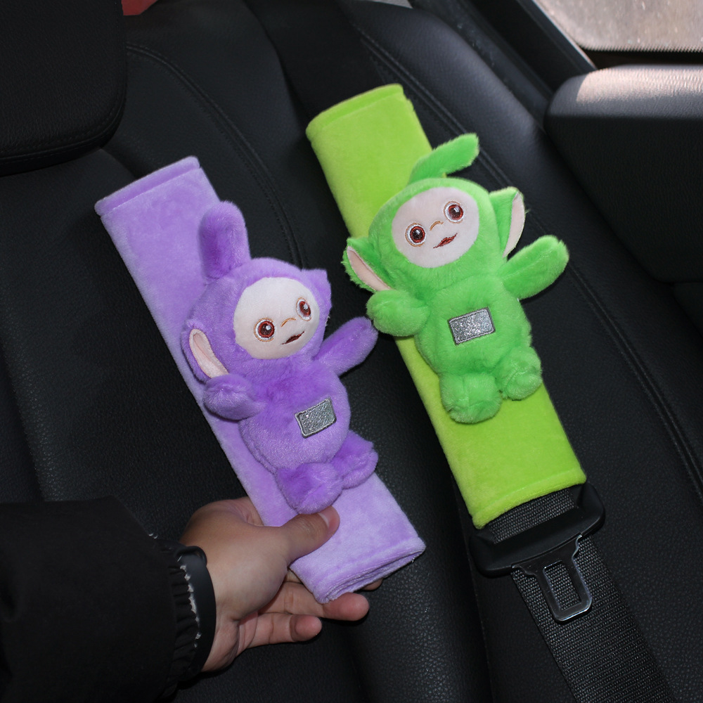 Protector de Hombro para Cinturón de Seguridad de Auto de Peluche, Decorativo image 2