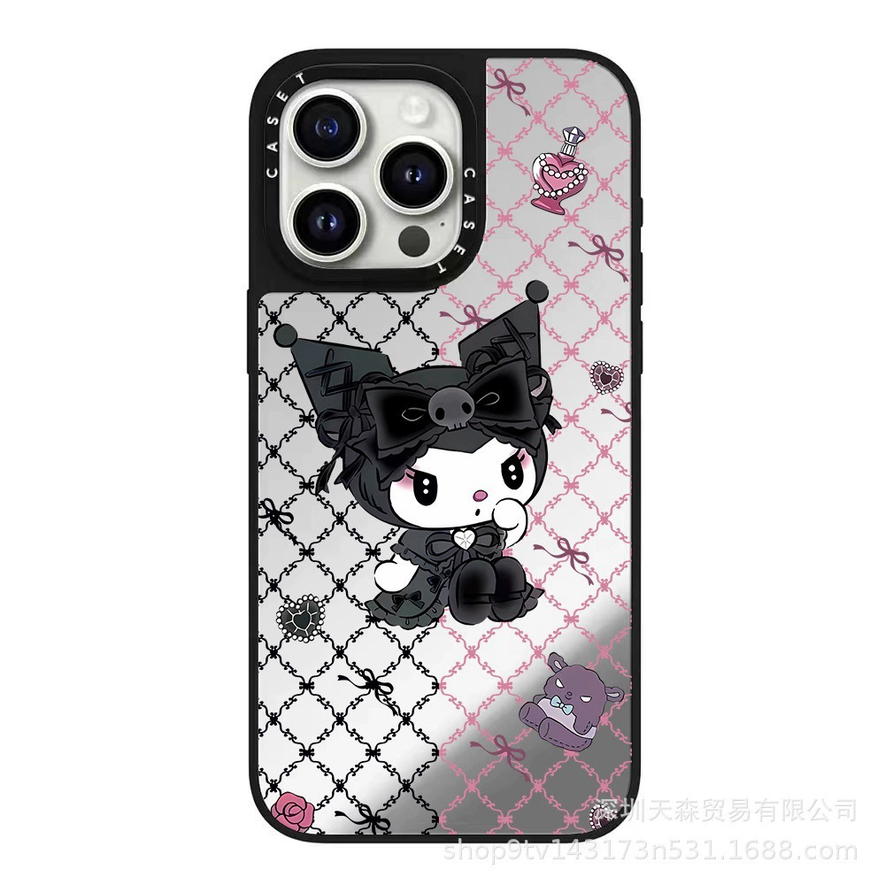 Чехол для совместимого iPhone 16 Pro/16 Pro Max, зеркальный эффект
