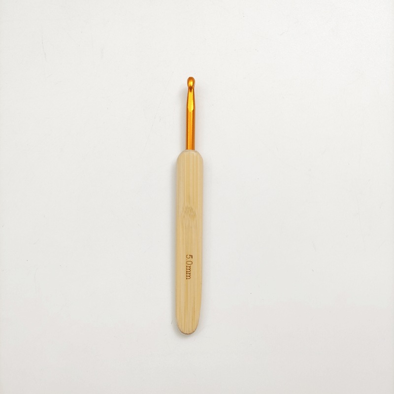 Cabeza de oro con mango de bambú de color primario 5.0