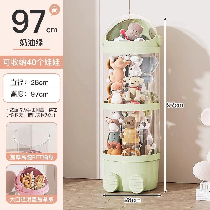 Plush toy, storage system, capacious multilayer doll, increased thickness