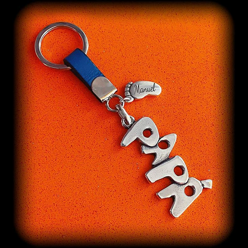 Keychain stainless steel for mother's day, creative pendant, accessory