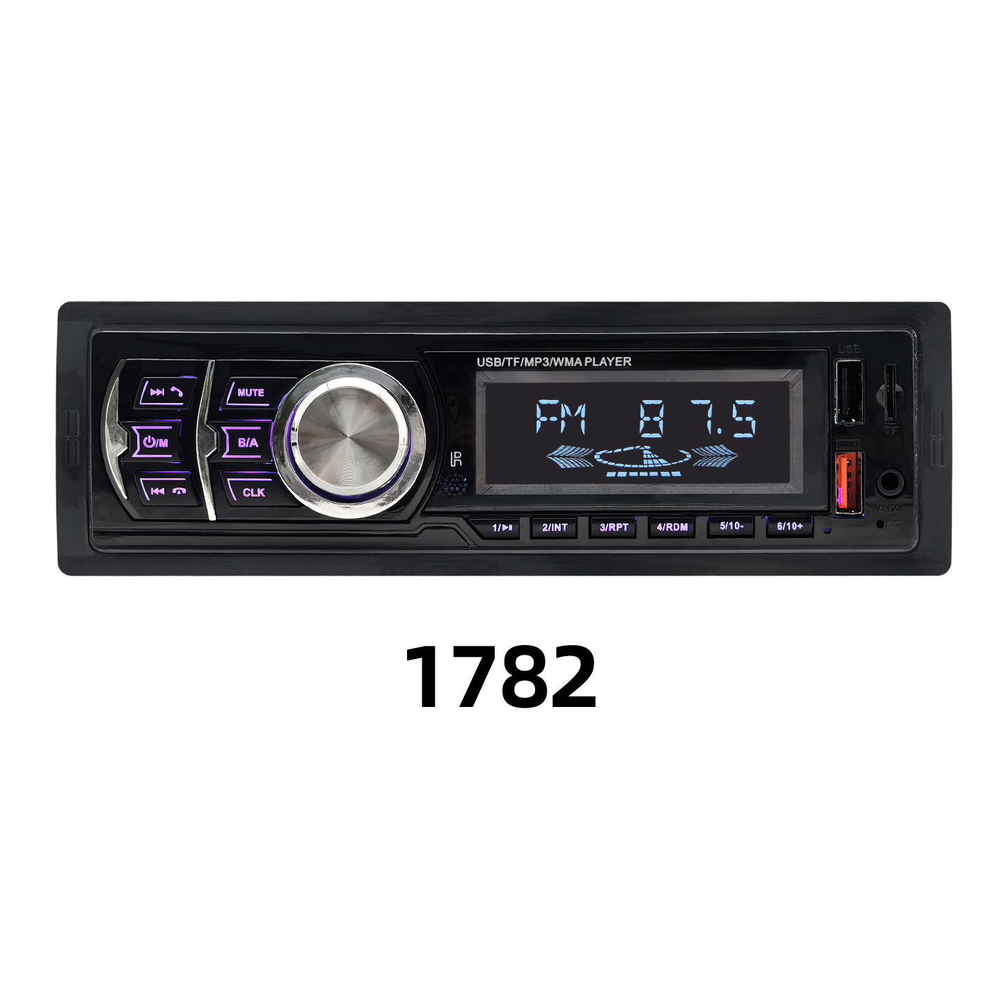 Radio multimedia del automóvil general reproductor MP3 reproductor de control de voz Bluetooth manos libres 1783