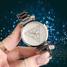 复古简约设计小巧精致圆表盘钢带表时尚潮流韩版百搭石英手表批发