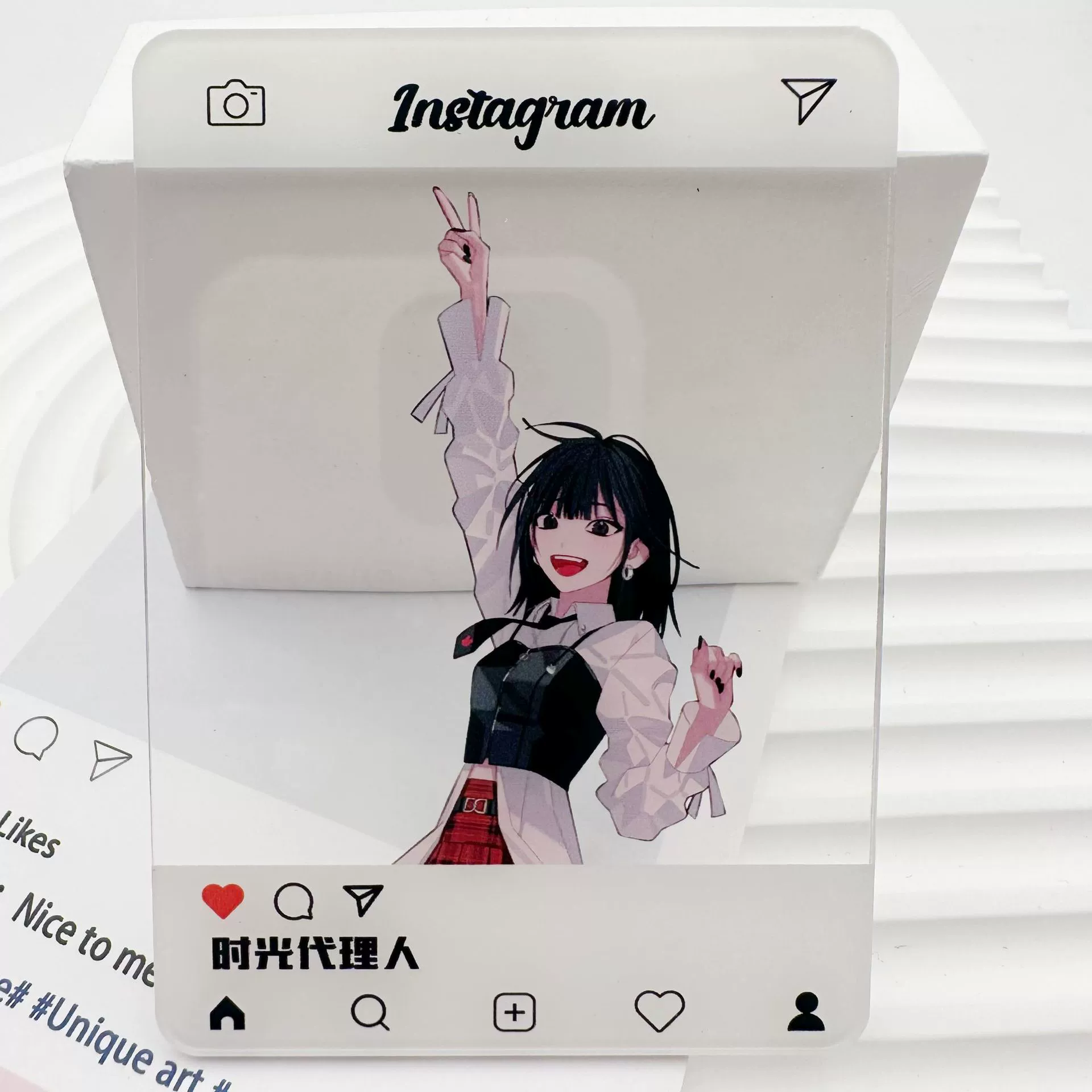 Фоторамка Time Agent из акрила прозрачная 3-дюймов display, декоративный подарок-орнамент