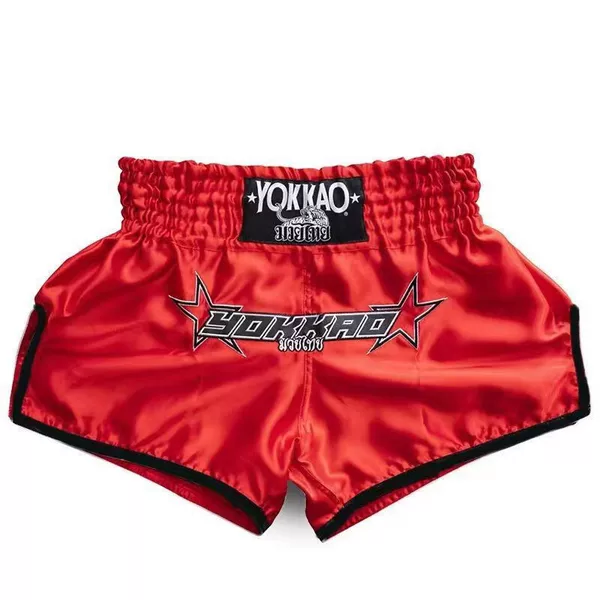 Muay Thai shorts, quick-drying, unisex, suitable for kickboxing, boxing, fitness, combat training, and martial arts; quick-drying and breathable