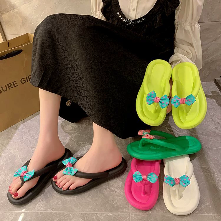 2023 летние новые модные тапочки из ЭВА, Супермягкие шлепанцы на плоской подошве, женские универсальные