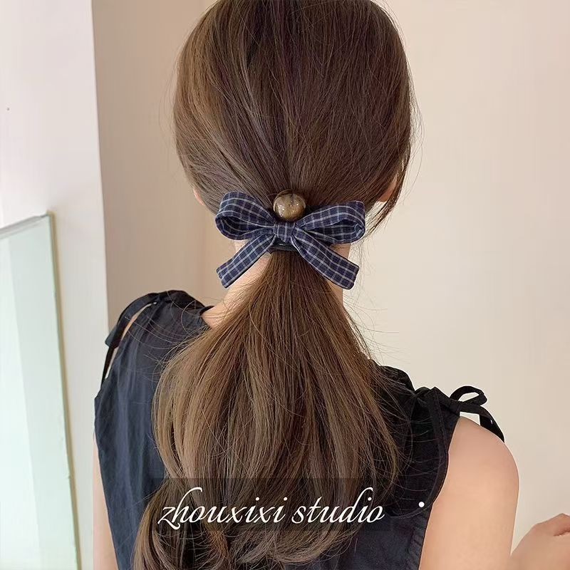 重工布艺格子大号抓夹发夹女后脑勺盘发鲨鱼夹发卡高级感头饰发饰|undefined