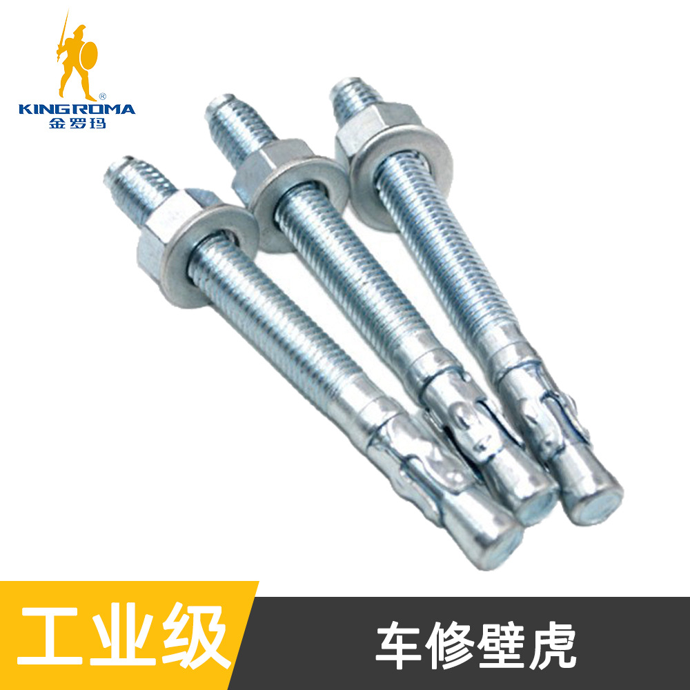 车修壁虎机械膨胀螺栓螺丝镀彩锌热镀锌建筑车修螺丝厂家现货供应