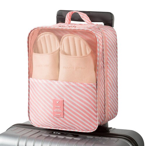 New Brandy Twill Waterproof Travel Storage Three-Layer Oxford Cloth Shoe Bag Organizer Bag Travel Shoe Bag