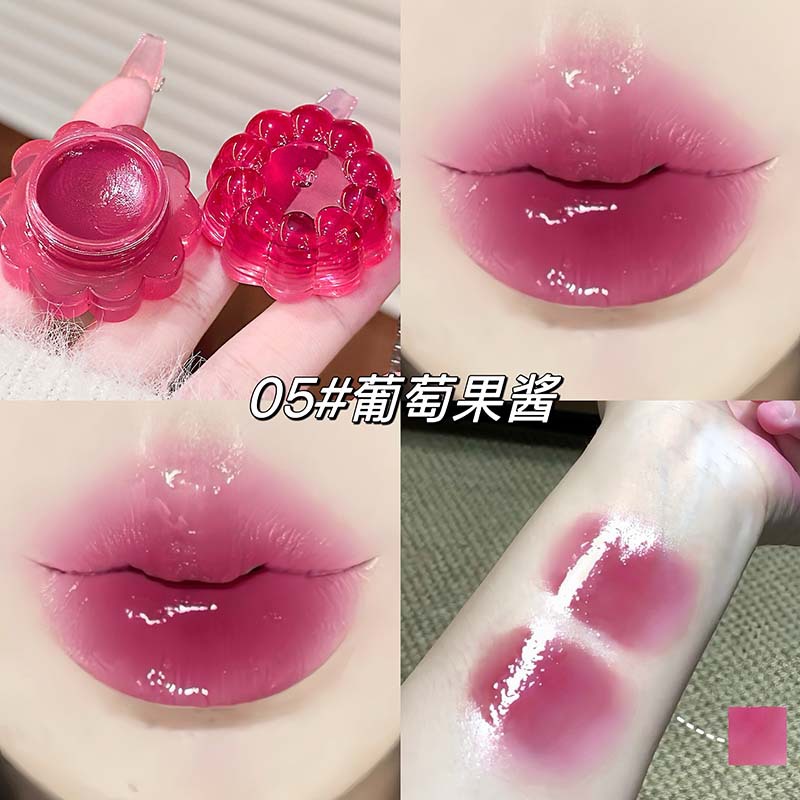 CAPPUVINI mermelada pudín espejo labios congelados agua brillante boca húmeda esmalte de labios blanqueadores maquillaje transfronterizo mujer