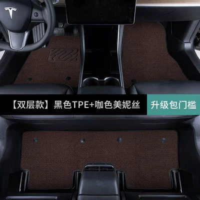 new version 25-style TPE | Ayaqaltılar (Kovriklər) - tesla-model-32019-2022-