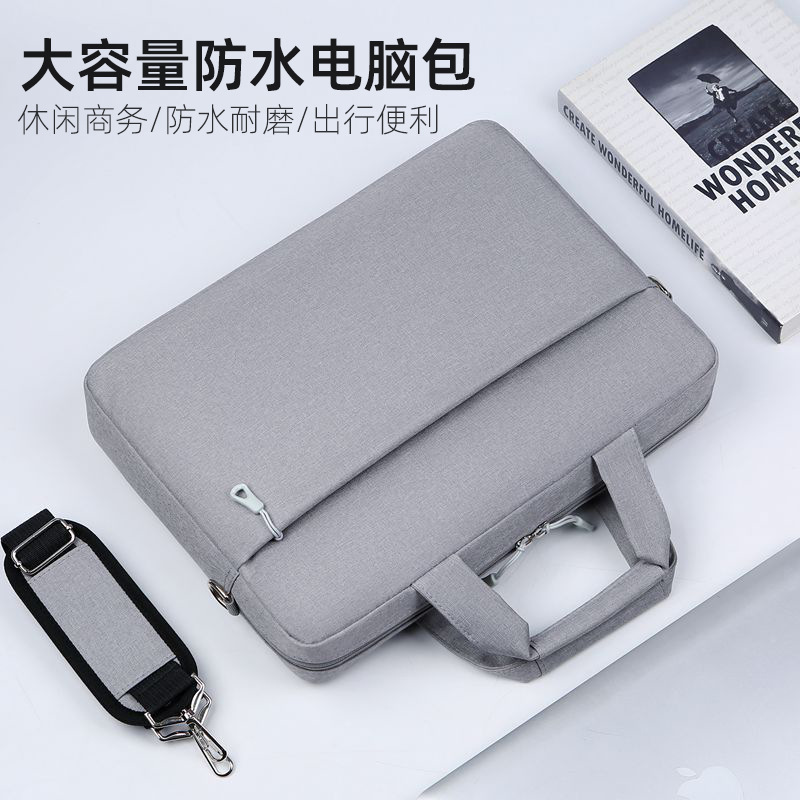 Spot wholesale laptop bag 14 inch simple large capacity 15.6 notebook bag 13.3 inch flat bag cross-border Spot wholesale laptop bag 14 inch simple large capacity 15.6 notebook bag 13.3 inch flat bag cross-border
