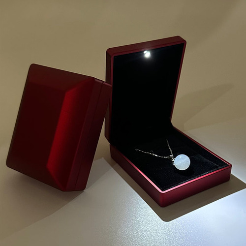 LED luminous diamond ring box, proposal ring box, wholesale jewelry box with light, jewelry box, necklace box, bracelet gift box