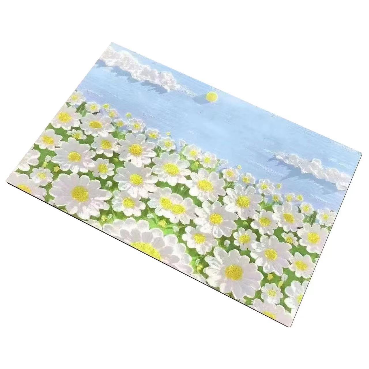 Alfombrilla antideslizante de barro de diatomeas con visión estereoscópica 3D, alfombrilla absorbente de secado rápido para baño, alfombrilla para puerta de baño, alfombrilla para puerta de entrada