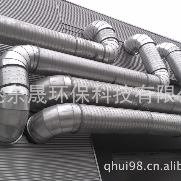宁波厂家供应 废气 除尘 螺旋风管，焊接风管