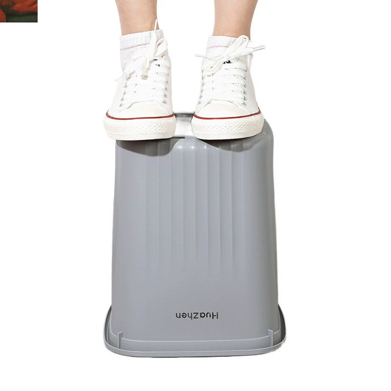 Garbage can for living room, square storage system, simple and elegant design