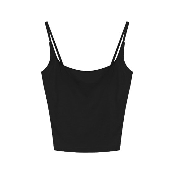 Self-retention Explosions recommend ~ Thin Shoulder Belt Chest Pad Integrated Camisole Vest Women's Summer Out Short Top