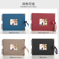 Cross-border photo album diary DIY handmade self-adhesive laminated large size family photo album couple's photo collection