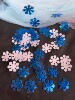 Christmas fake snowflower tablets Christmas tree decoration wedding party ice and snow throwing paper crumb DIY handmade Christmas decoration