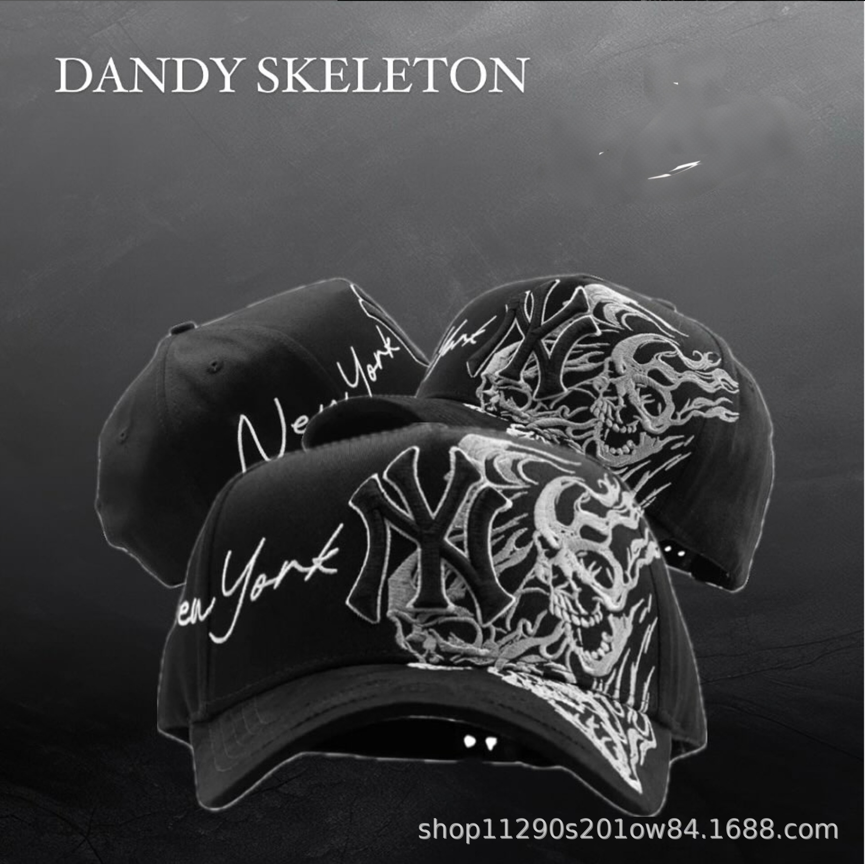 2025 explosión spot DANDY moda hip-hop tendencia gorra gorra de béisbol ajustable comercio exterior transfronterizo al por mayor
